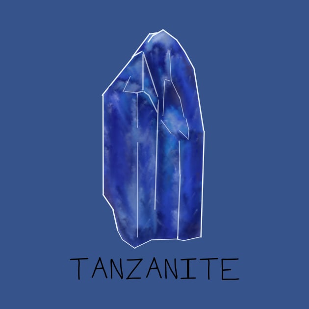 Tanzanite Crystal December Birthstone by DesignsBySaxton