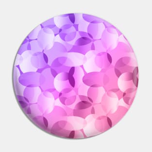 Pink and Purple Gradient Layered Ovals Pin