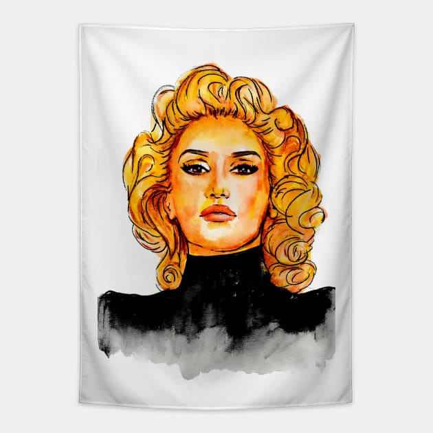 Gwen Stefani Tapestry by Svetlana Pelin