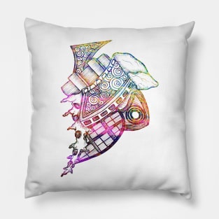 Kelvingrove Mix // Multicoloured Pillow