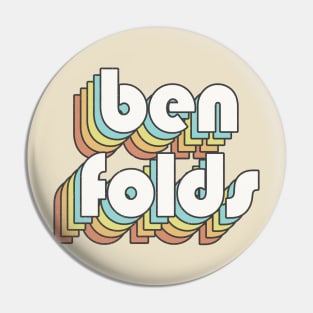 Retro Ben Folds Pin