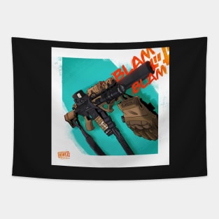 Airsoft M4 Tapestry