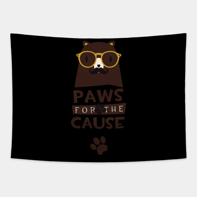 Paws for the Cause Tapestry by BrillianD