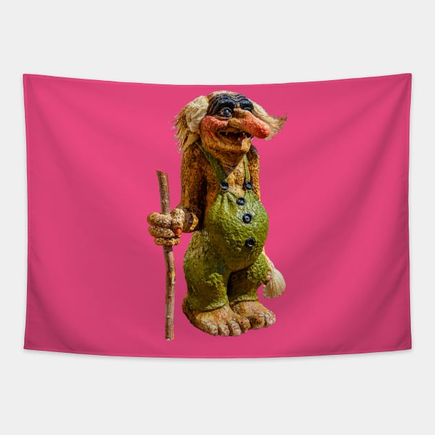 Troll on guard Tapestry by dalyndigaital2@gmail.com