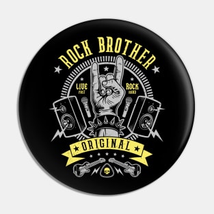 Rock Brother Pin