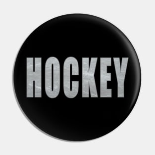 Hockey Ice Silhouette Pin