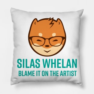 Blame it on the Artist Full Logo Pillow