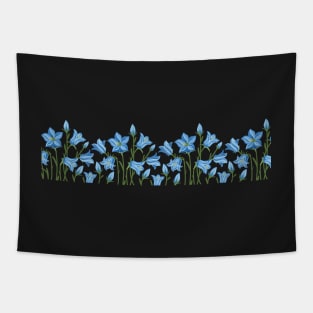 Virginia Bluebell Blue Flowers - State Flower Floral Art Tapestry