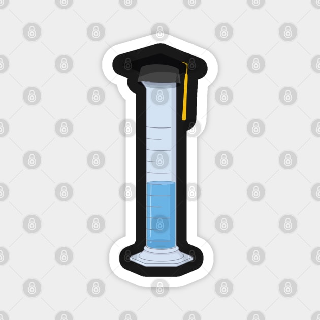 Graduated cylinder Magnet by labstud