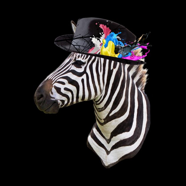 Crazy Zebra Collage by shamila