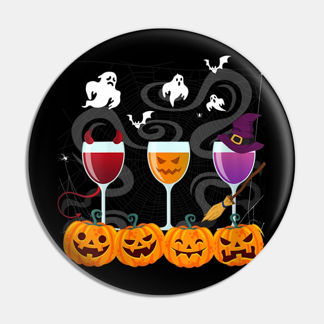 Womens Funny Drinking Lover Gifts Halloween Wine Glasses Costume Pin by Ortizhw