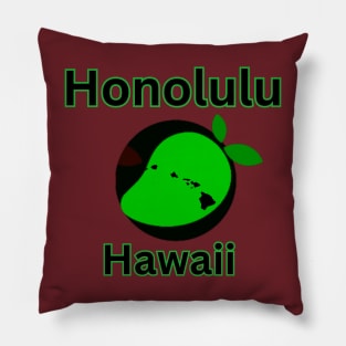 Green Mango Hawaii Style Pillow