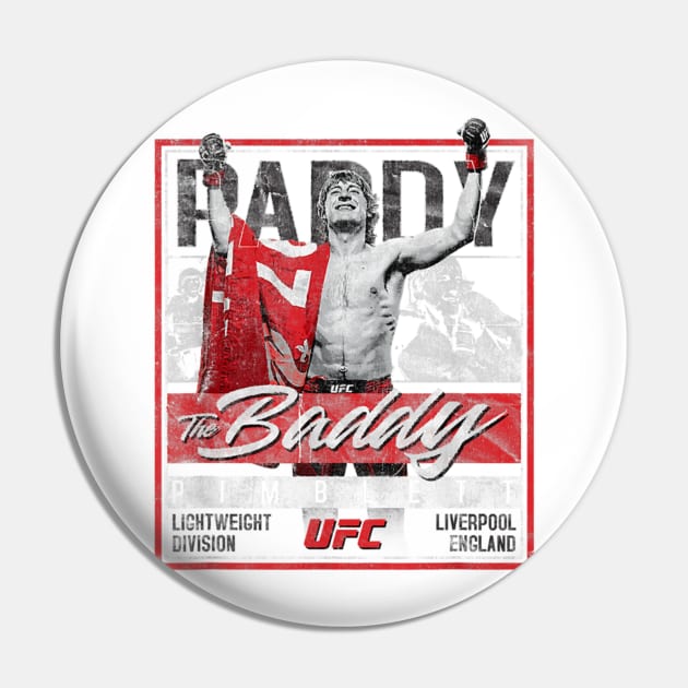 Official UFC Paddy The Baddy Pimblet Pin by Lottiesandly