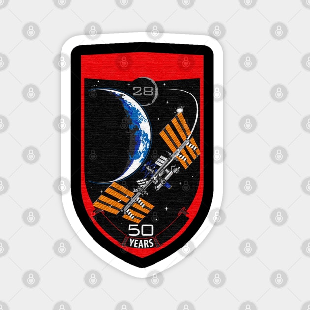 Black Panther Art - NASA Space Badge 83 Magnet by The Black Panther