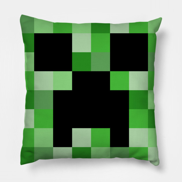 Minecraft Creeper Minecraft Pillow Teepublic