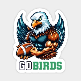 Go Birds - Eagle Fly Magnet