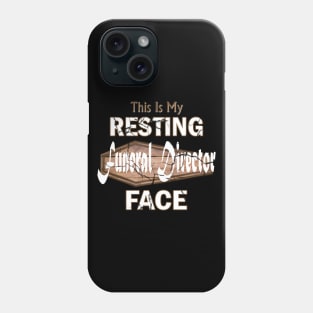 Resting Funeral Director Face Coffin Phone Case