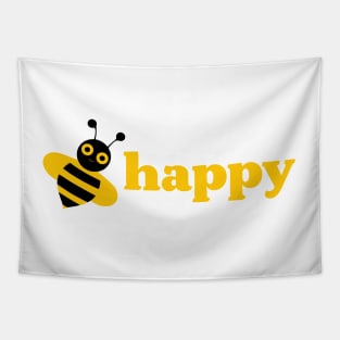 Bee happy (yellow) Tapestry