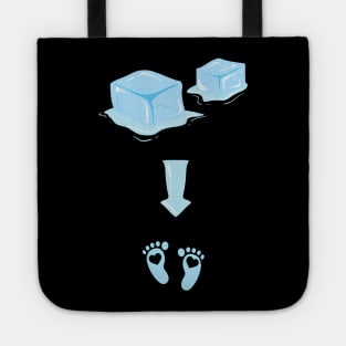 Ice Ice Baby Boy - It`s a boy - Mommy to be - Mom of boys Tote