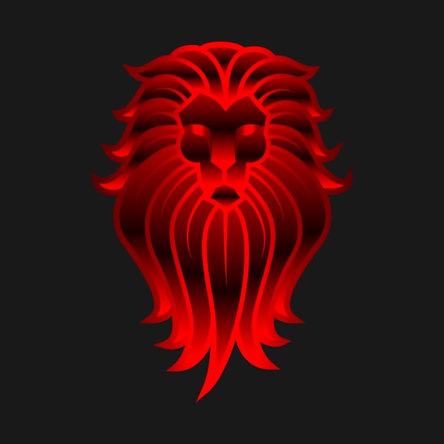 A Bold Red Lion by CeeGunn