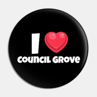 I love Council Grove Pin