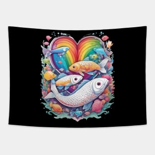 Colorful Fish Tapestry