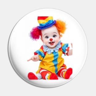 Baby Clown Pin