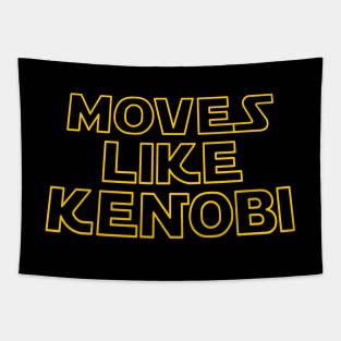 Moves Like Kenobi Tapestry