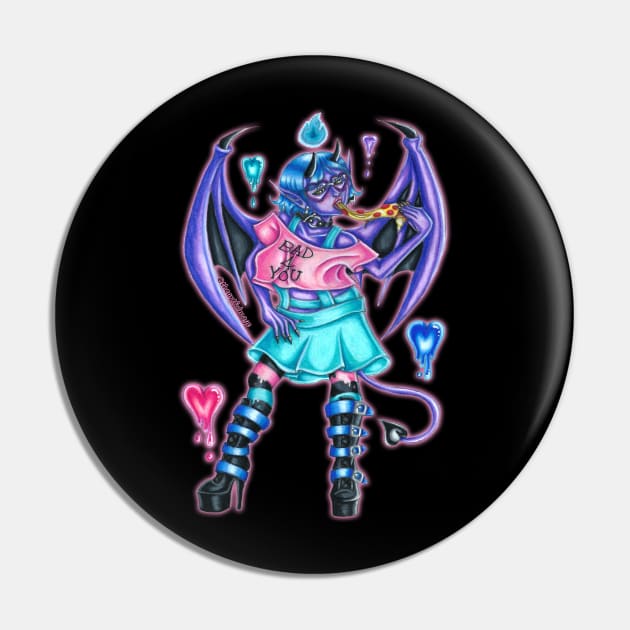 Belladonna Succubus Pin by Artful Magic Shop