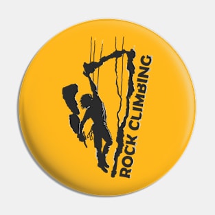 Rock Climber Pin