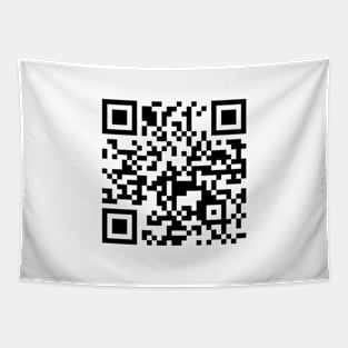trump dancing qr code Tapestry