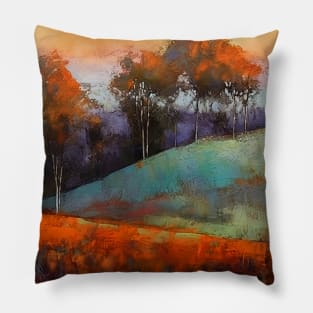 Rusty textured countryside autumn6 Pillow