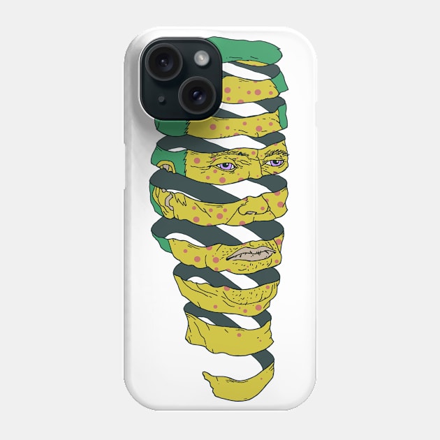 Midlife Crisis Ribbon Face Phone Case by bananaobasan