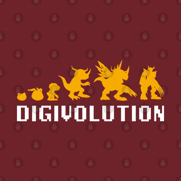 Agumon Digivolution by MadKingKev