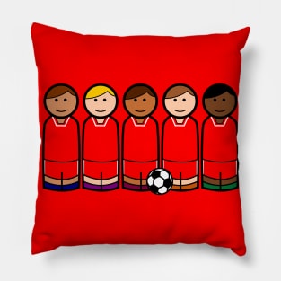 Soccer Peg Dolls Pillow