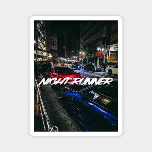 Night runner Magnet