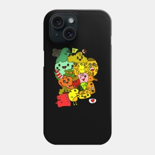 Monster doodle Phone Case