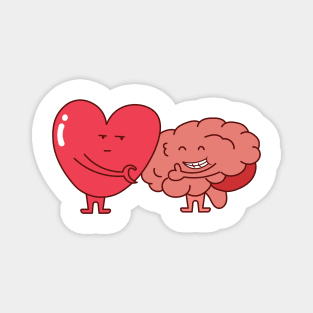 heart and brain relationship Magnet