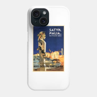 Roman SATUR NALIA Hotel Excelsior Venice Vintage Italy Travel Phone Case