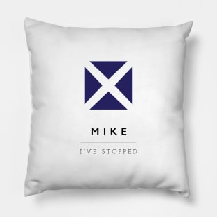 Mike: ICS Flag Semaphore Pillow