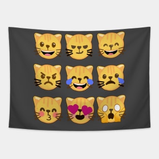 Cat moods Tapestry