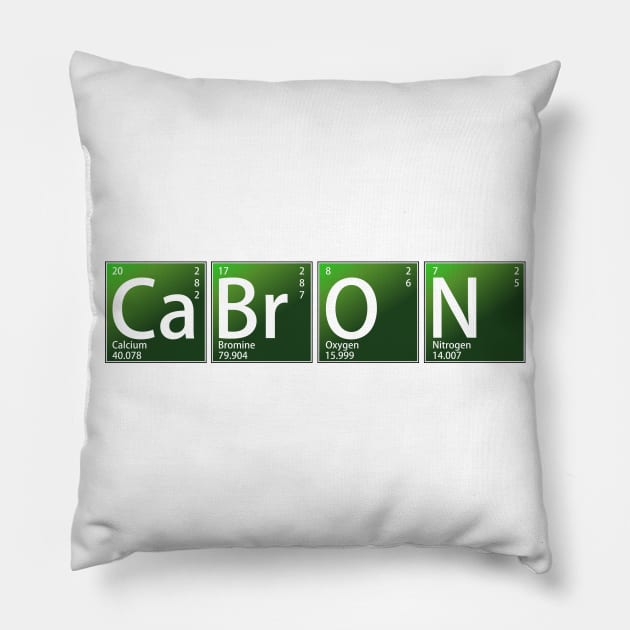 Chemical Cabron Pillow by Marian Voicu