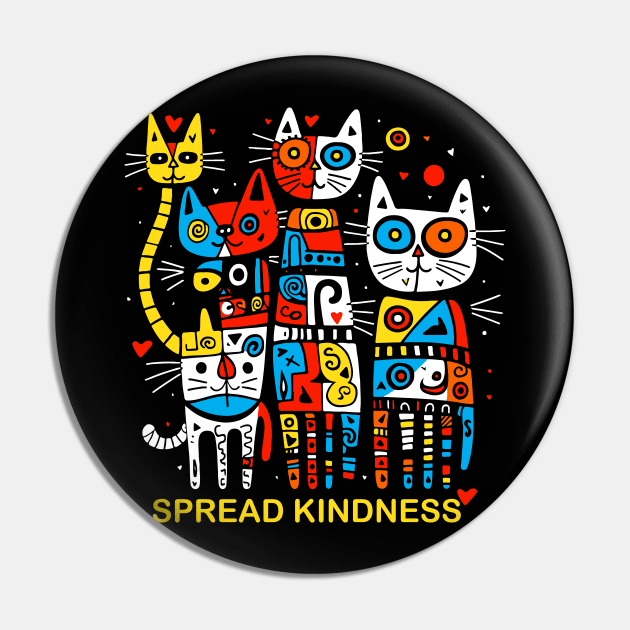 Spread Kindness Pin by Agatha Katsusima