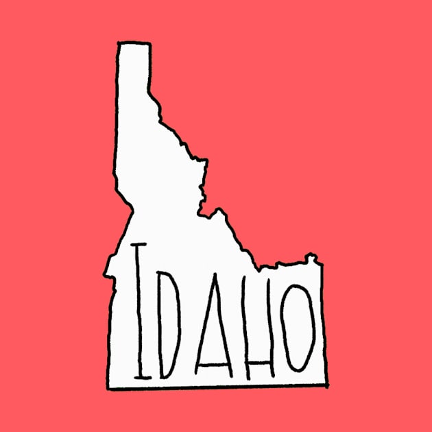 The State of Idaho - no color by loudestkitten