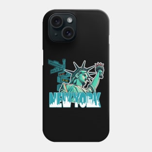 Statue of Liberty in New York City Phone Case
