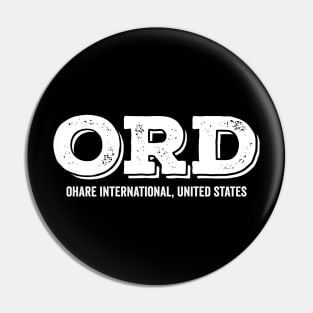 ORD O'Hare Int United States Airport Code Pin