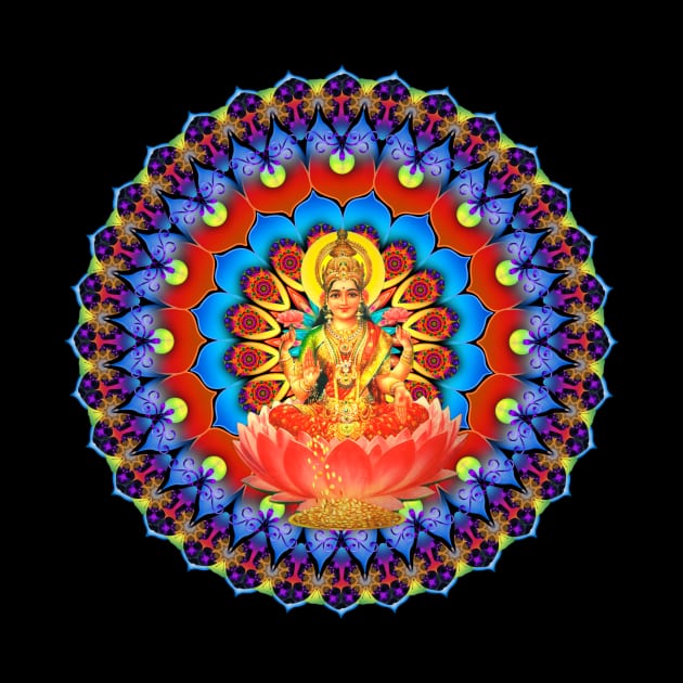 Mandala Magic - Daily Focus 8.2.2016 Lakshmi by Mandala Magic