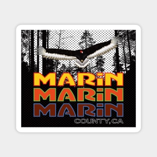 Marin County California Forest Vulture Magnet