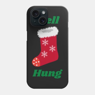 Well Hung, Christmas Pun Phone Case