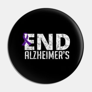 End Alzheimer'S Awareness Month Pin